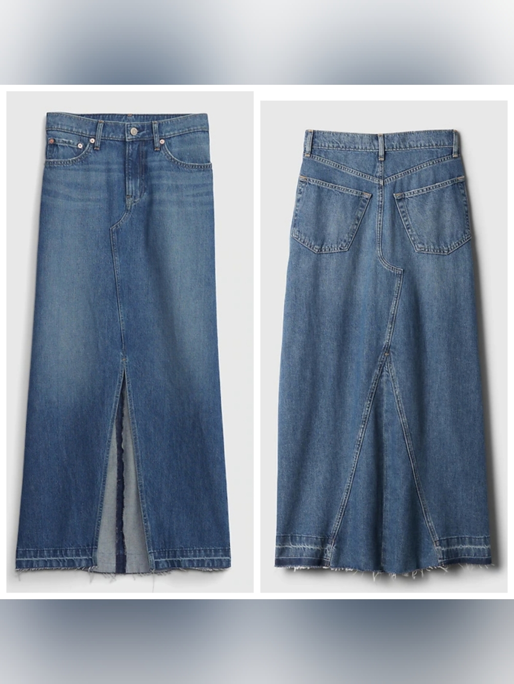 Gap Denim Maxi Skirt